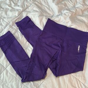 GymShark Energy+ Seamless Leggings - Medium - Indigo Purple